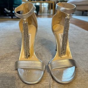 New! Jimmy Choo Women's Viola 100 High Heel Sandals Size 6.5